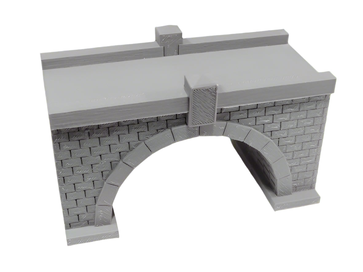 HO Scale 2 Lane Bridge 24-Inch long Viaduct Bridge 3D Printed