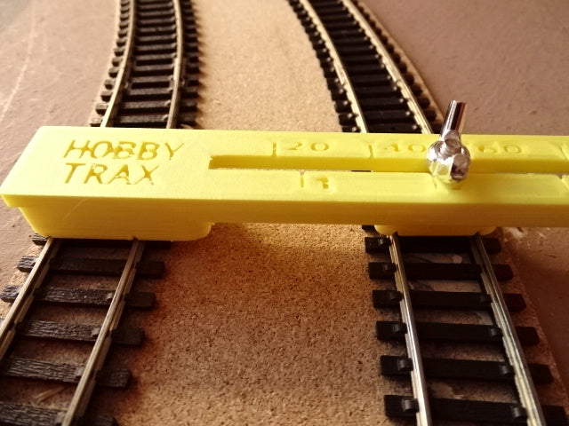 Adjustable track spacer alignment tool N, TT and H0/00 gauge – HobbyTrax