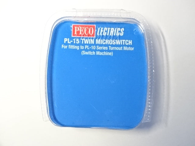 Peco PL-15 twin microswitch for PL-10 point motor