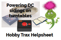 Hobby Trax Helpsheet - Powering DC sidings on turntables