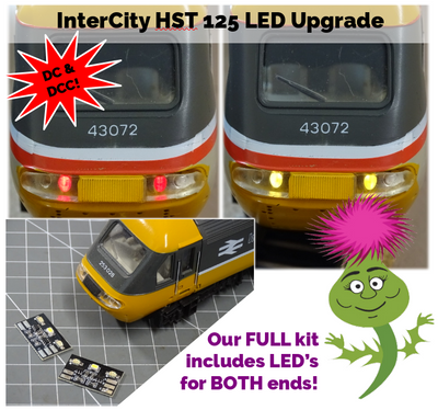 Hornby InterCity 125 LED-Upgrade rot/weiß DC und DCC