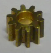 Hornby X9061 10 tooth pinion gear for 5 pole ringfield motors (1 pack)