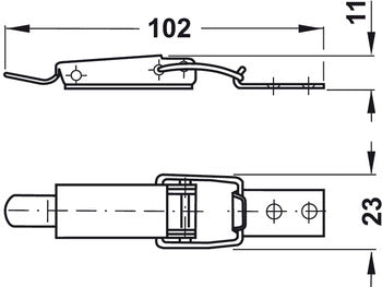 Baseboard jointing clip