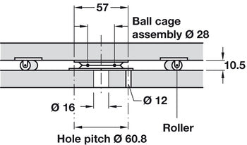 Rotierender kugelgelagerter Plattenspieler