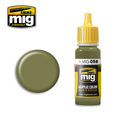 MIG Ammo paint MIG058 Light green khaki