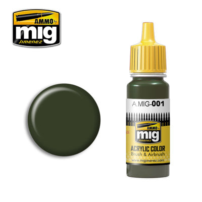 MIG Ammo paint MIG001 Olivgrun Opt1