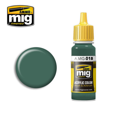 MIG Munitionsfarbe MIG018 Waffen SS und Polizei Grün