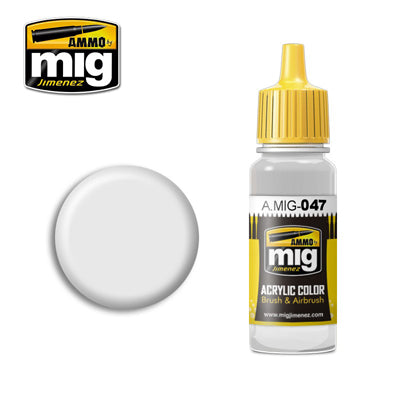 MIG Ammo paint MIG047 Satin white