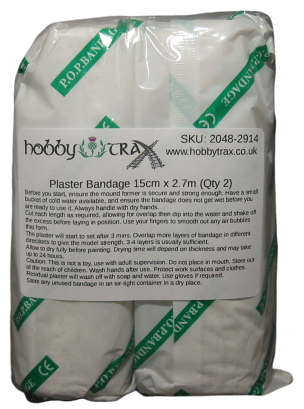 Plaster bandage 15cm x 2.7m (2pk)