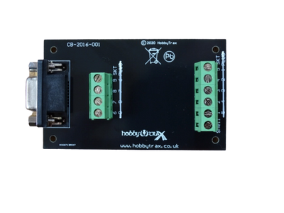 9 way D sub socket breakout terminal board