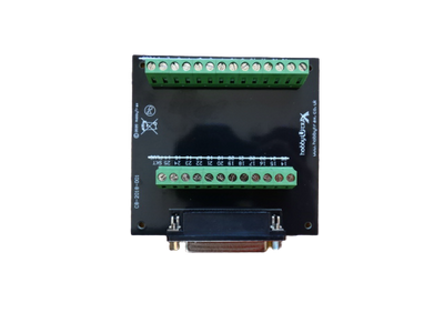 25 way D sub socket breakout terminal board