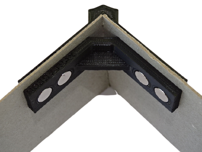 Magnetic corner clamp - large 50mm