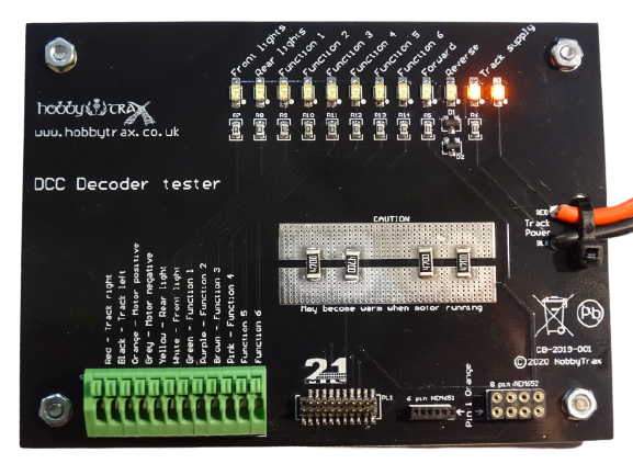 DCC Decoder tester – HobbyTrax