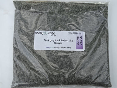 Ballast (dark grey) - N Gauge - 1kg