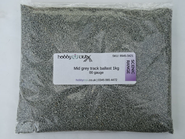 Ballast (mittelgrau) – 00 Gauge – 1 kg