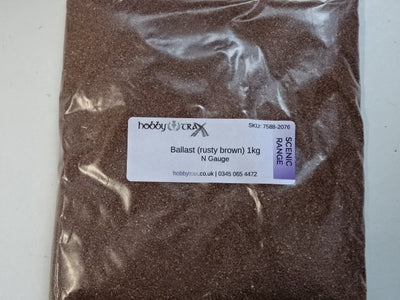 Ballast (brun rouille) - Calibre N - 1kg