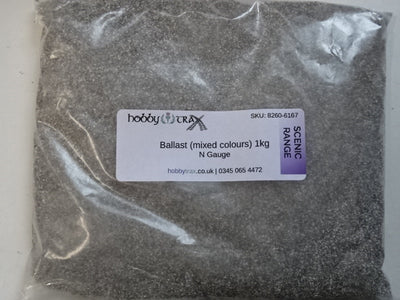 Ballast (gemischte Farben) – Spur N – 1 kg