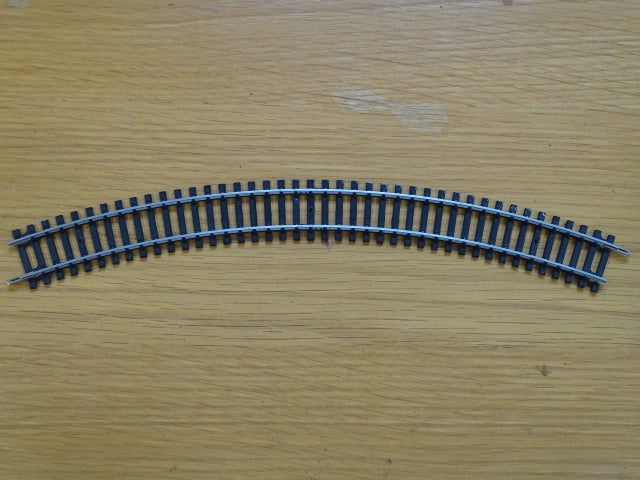 Rail en acier double courbe Hornby R605 1er rayon - USAGÉ