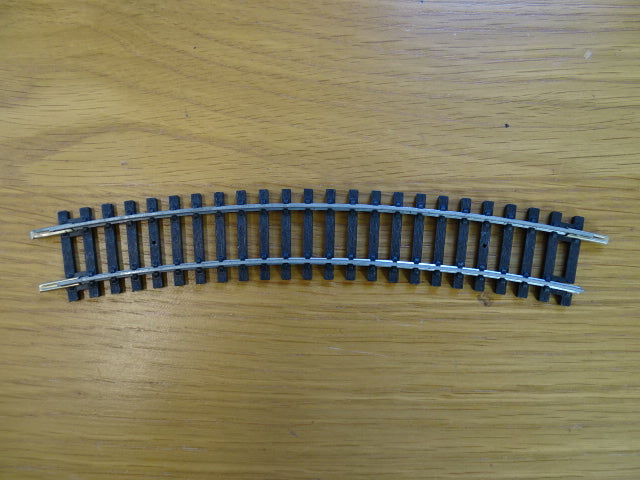 Hornby R606 2nd radius single curve steel track - USED
