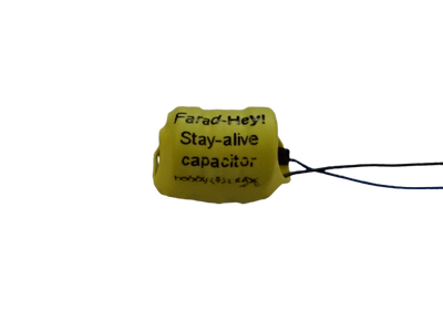 Farad-Hey! 33,000uF stay-alive capacitor for Hornby decoders