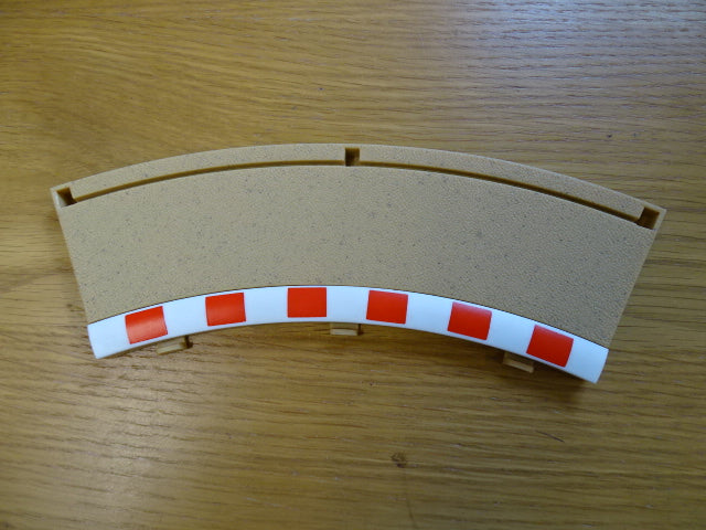Scalextric curved outer track extension piece - USED