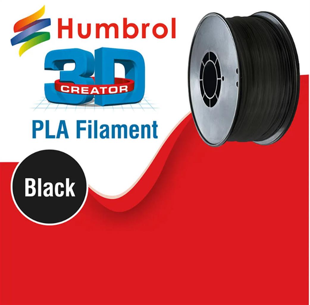 Humbrol AG9174 black PLA filament