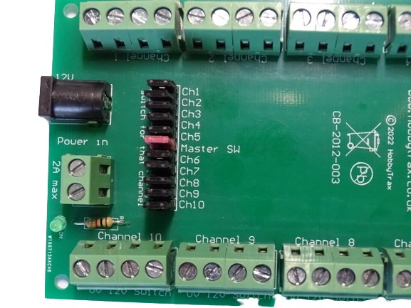 12V switchable power distribution board Mk 2 - HobbyTrax