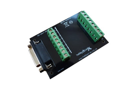 15 way D sub socket breakout terminal board - HobbyTrax